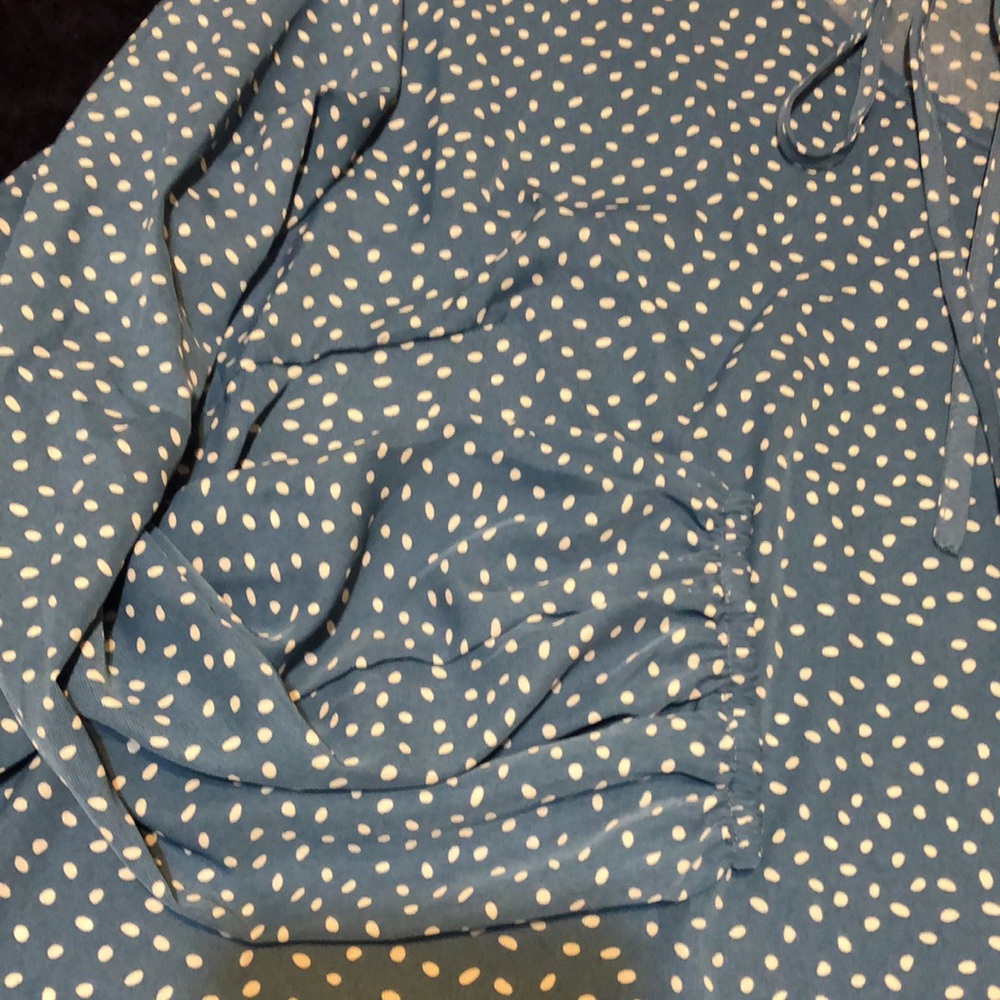3/$18 PROMO - NWOT Shein Curve Polka Dot Blouse - Sz 2XL - Picture 5 of 6